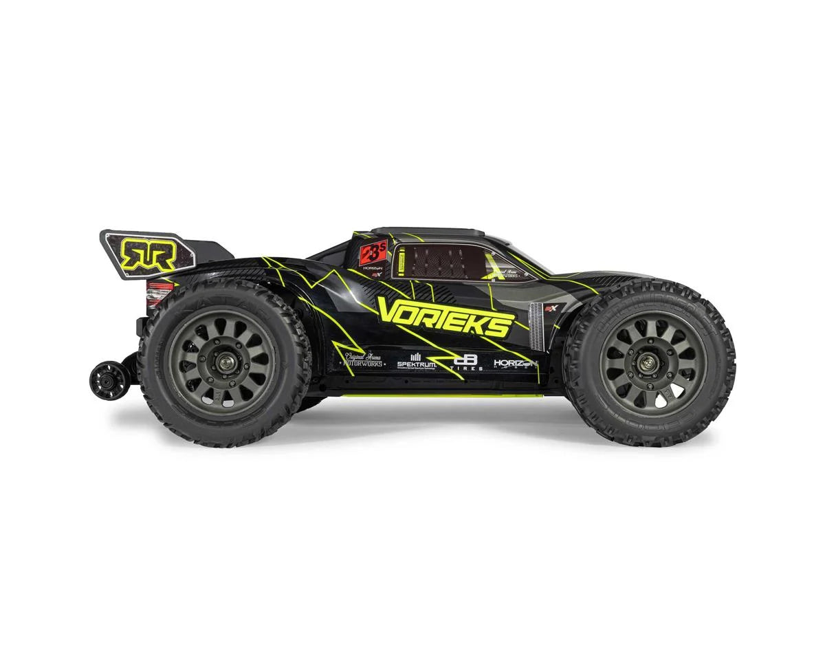 Arrma Vorteks 223S 1/10 BLX Brushless RTR 2WD Stadium Truck (Yellow)