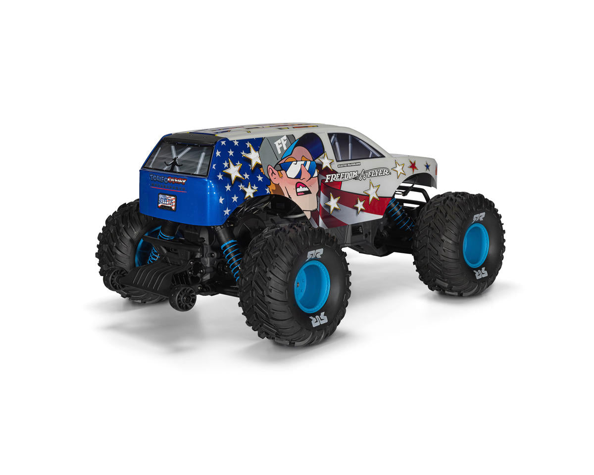 Arrma Freedom Flyer 223S BLX 1/10 2WD RTR Brushless Monster Truck (White) w/SLT2 2.4GHz Radio, DSC, Battery & Charger