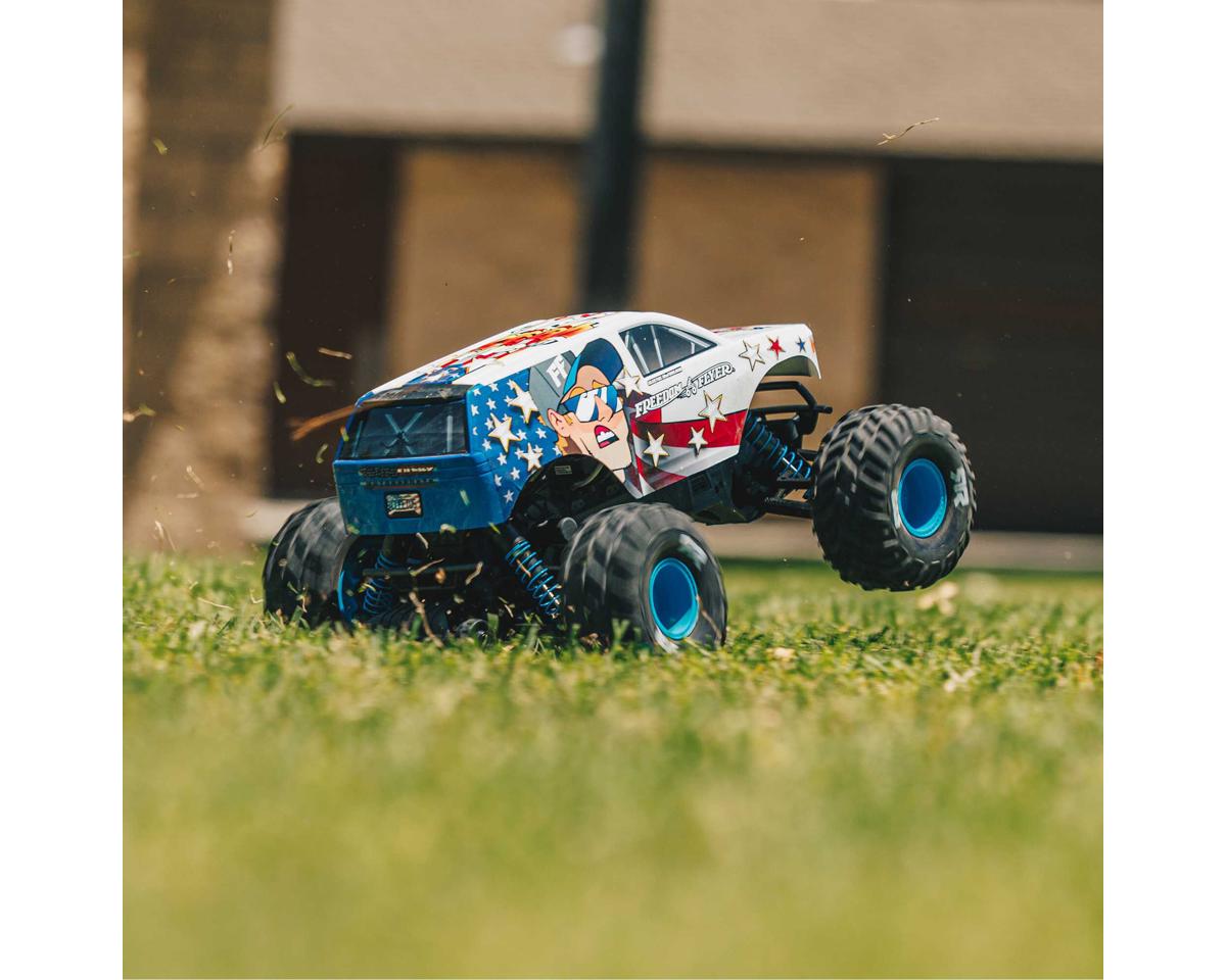 Arrma Freedom Flyer 223S BLX 1/10 2WD RTR Brushless Monster Truck (White) w/SLT2 2.4GHz Radio, DSC, Battery & Charger