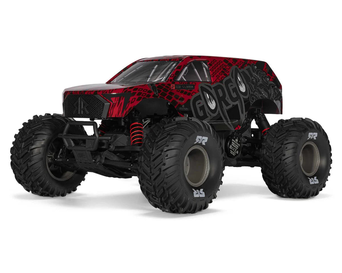Arrma Gorgon 223S 1/10 RTR Brushless 2WD Monster Truck (Red)