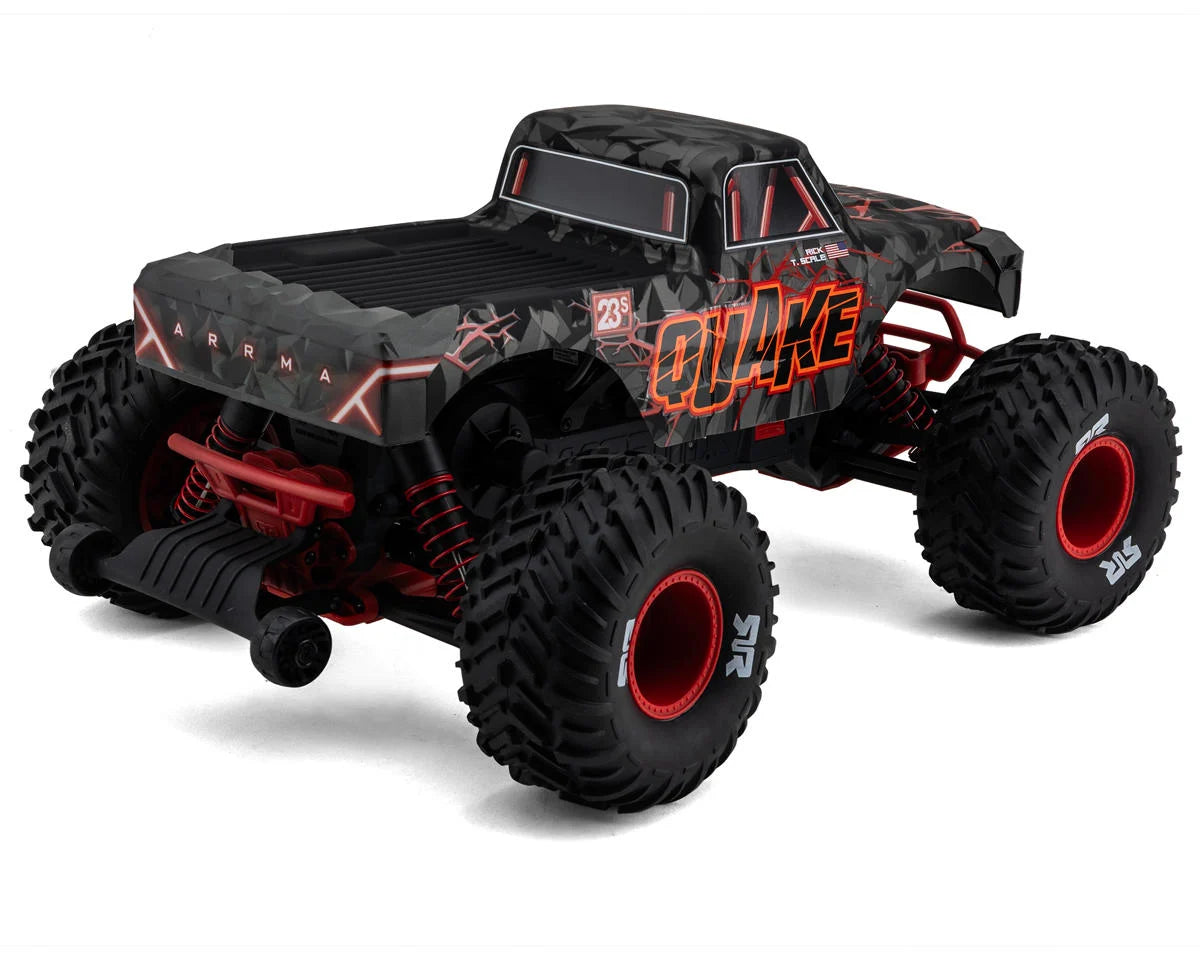 Arrma Quake 223S DSC 1/10 RTR Brushless 2WD Monster Truck (Red)