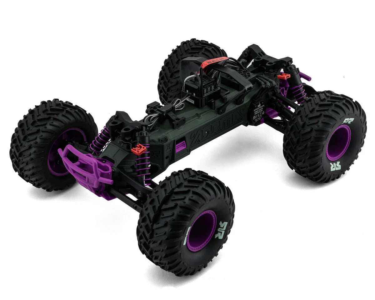 Arrma Quake 223S DSC 1/10 RTR Brushless 2WD Monster Truck (Purple)