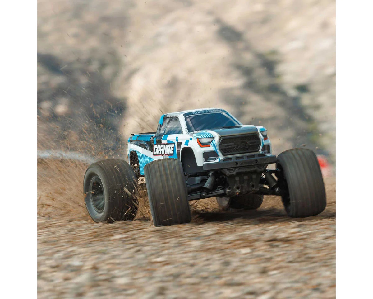 1/10 GRANITE MEGA 665 4X4 RTR Brushed Monster Truck, Blue