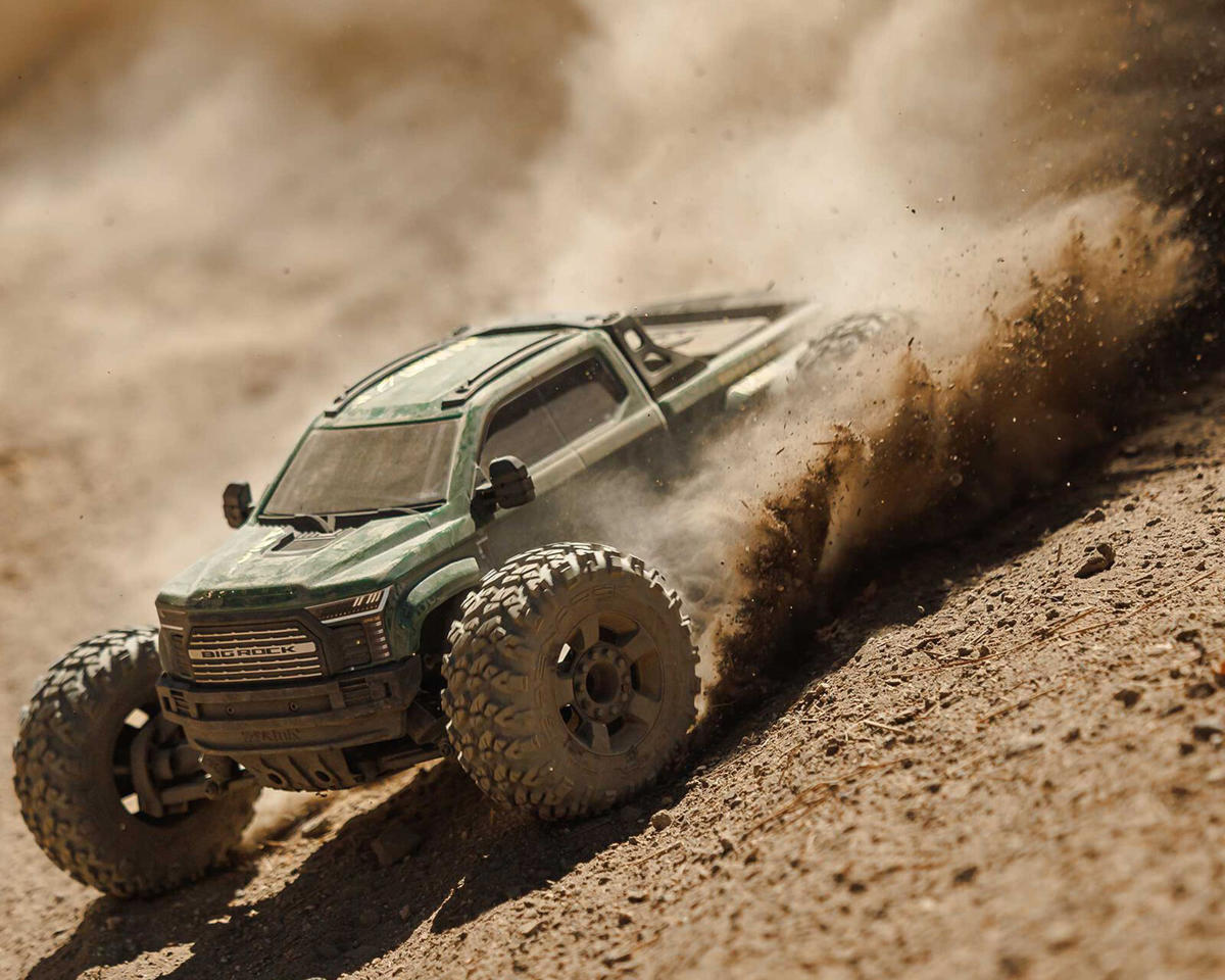 1/10 BIG ROCK 223S DSC 4X4 RTR Brushless Monster Truck, Green