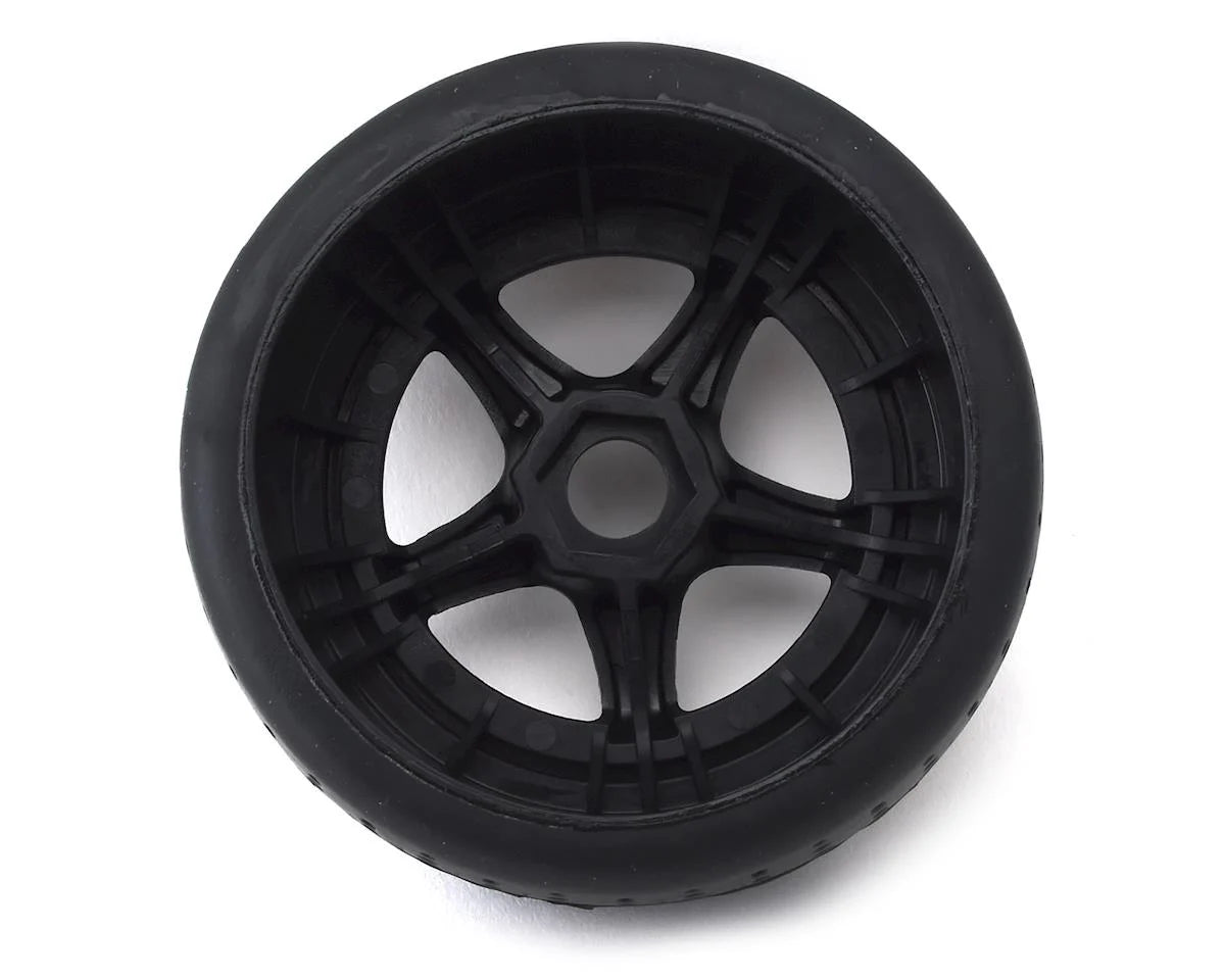 dBoots Hoons 53/107 2.9 Neumáticos con cinturón premontados, blanco, hexagonal de 17 mm, 5 radios (2)