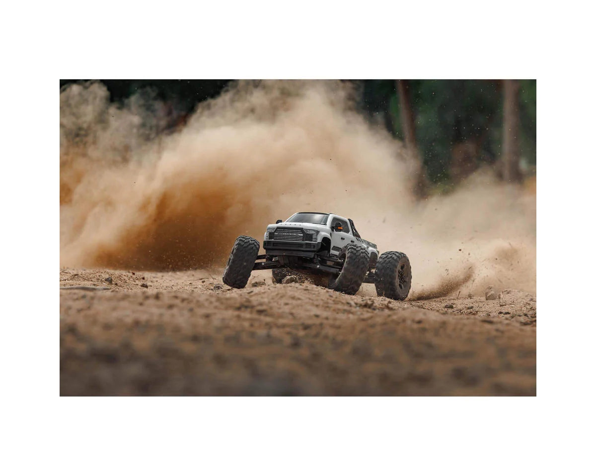 Arrma Big Rock 6S BLX 1/7 RTR 4WD Electric Brushless Monster Truck (White) w/SLT3 2.4GHz Radio