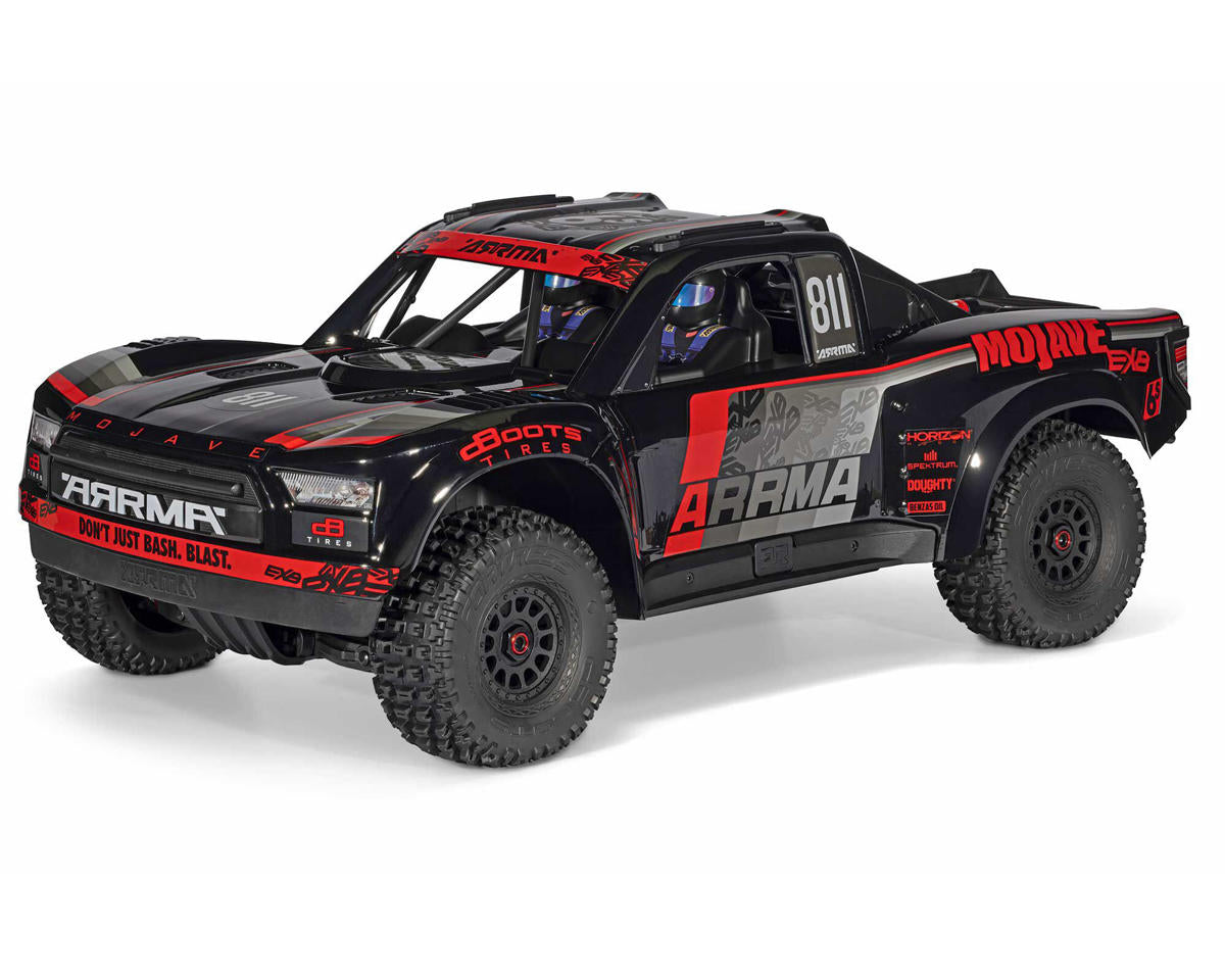 Arrma Mojave 6S EXB RTR Brushless 1/7 4WD Extreme Bash Desert Truck (Black/Red)