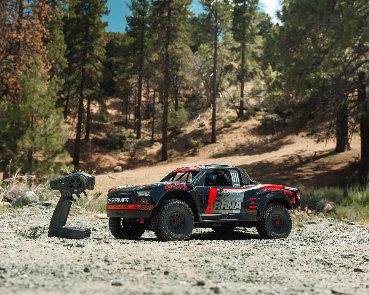 Arrma Mojave 6S EXB RTR Brushless 1/7 4WD Extreme Bash Desert Truck (Black/Red)