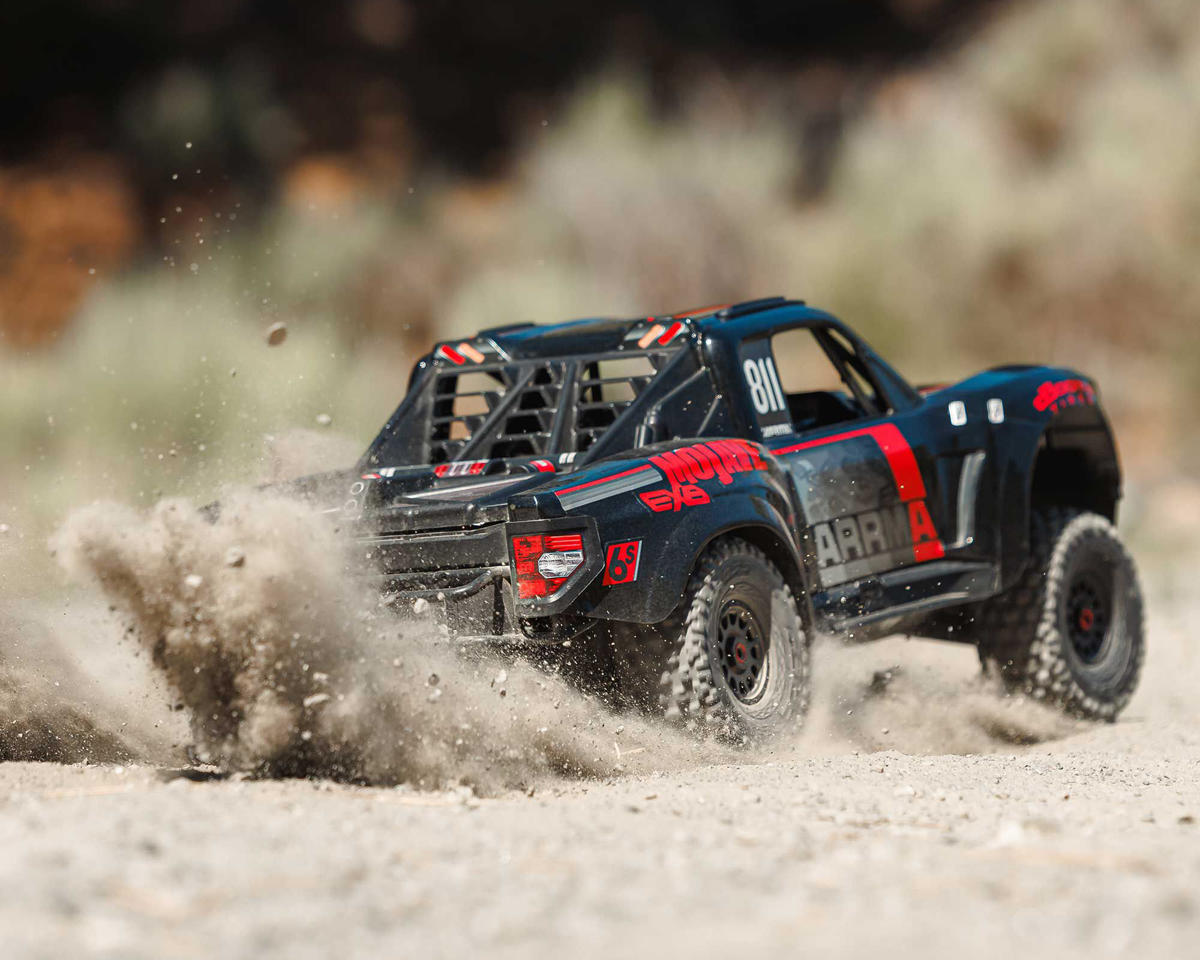 Arrma Mojave 6S EXB RTR Brushless 1/7 4WD Extreme Bash Desert Truck (Black/Red)