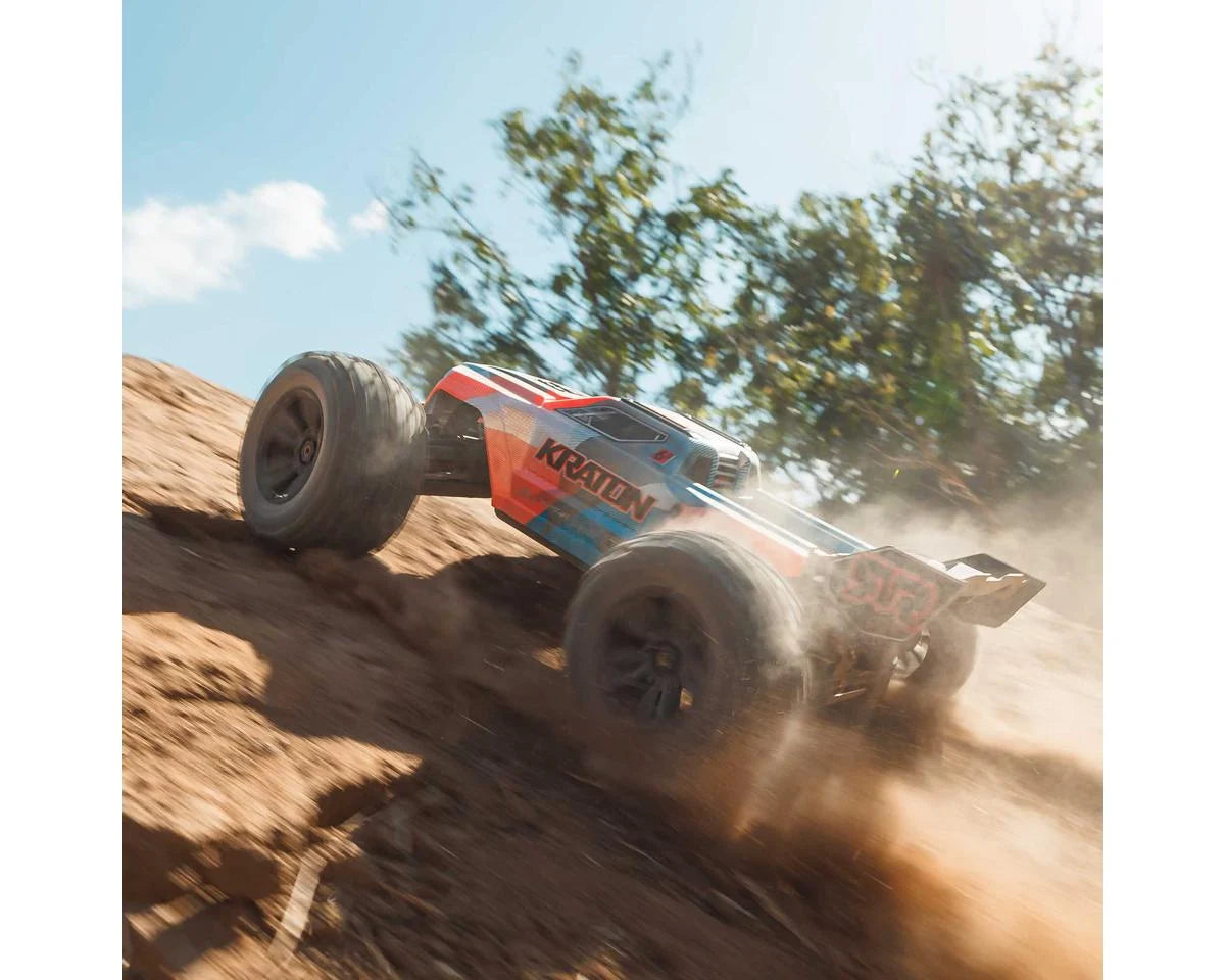 1/8 KRATON 6S 4X4 RTR Brushless Speed Truck, Blue/Orange