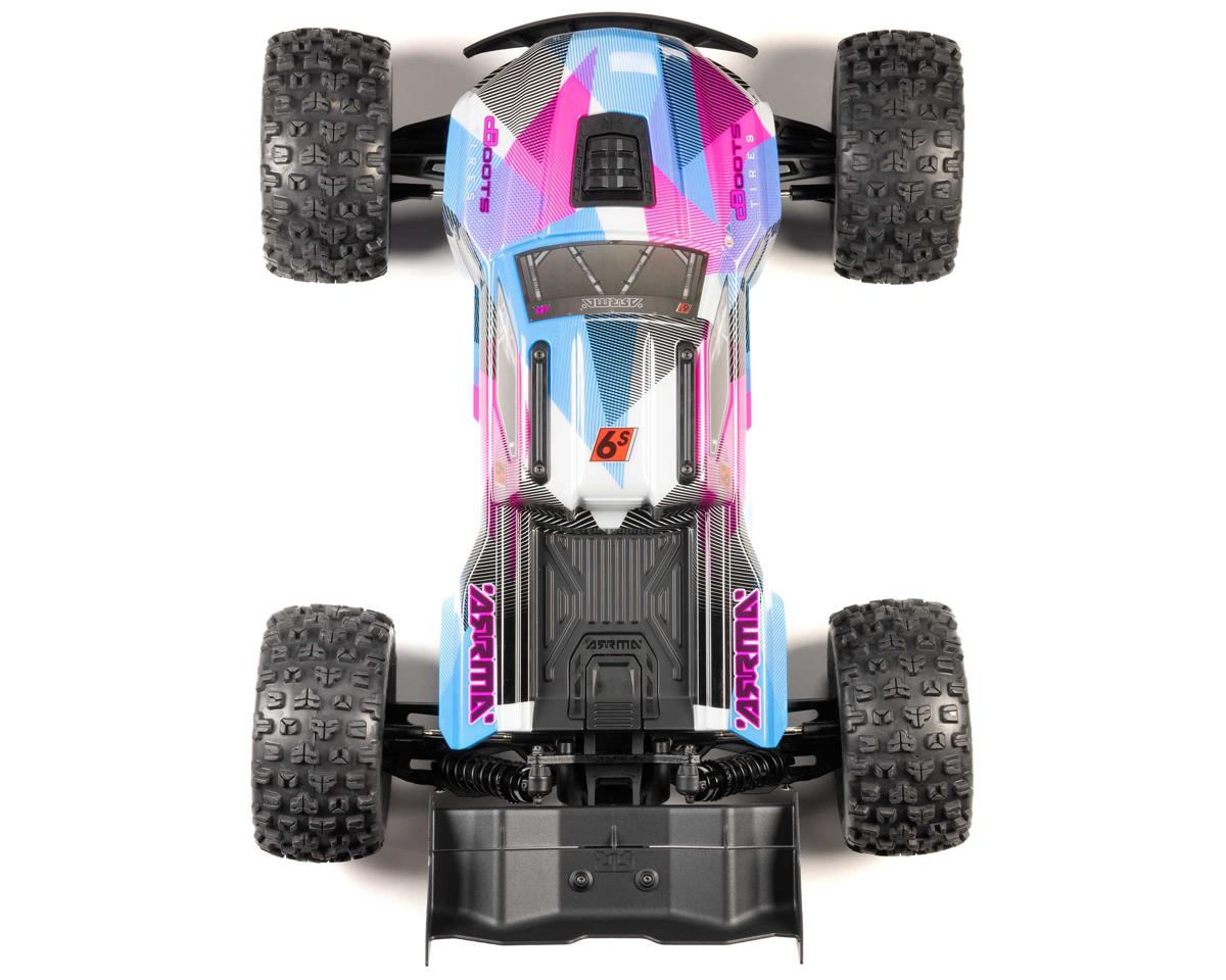 1/8 KRATON 6S 4X4 RTR Brushless Speed Truck, Blue/Pink