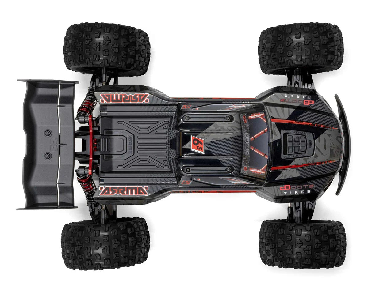 三輪車+乗り物 Arrma Typhon 6s 1/8 TYPHON 6S V5 4WD BLX Buggy with Spektrum Firma RTR, Black