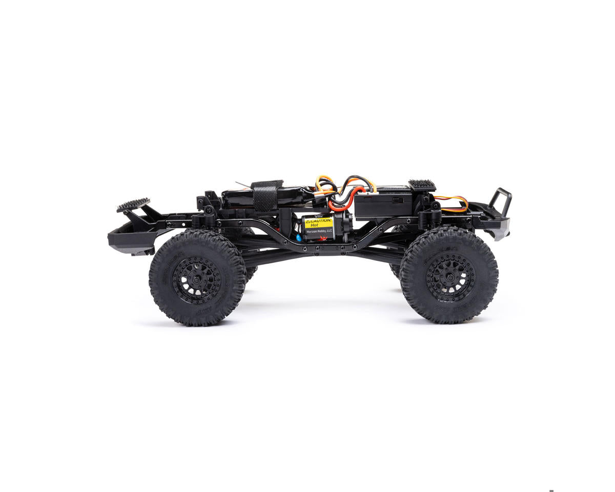 Axial 1/24 SCX24 Base Camp 4WD Rock Crawler Brushed RTR with Battery & Charger (Blue)
