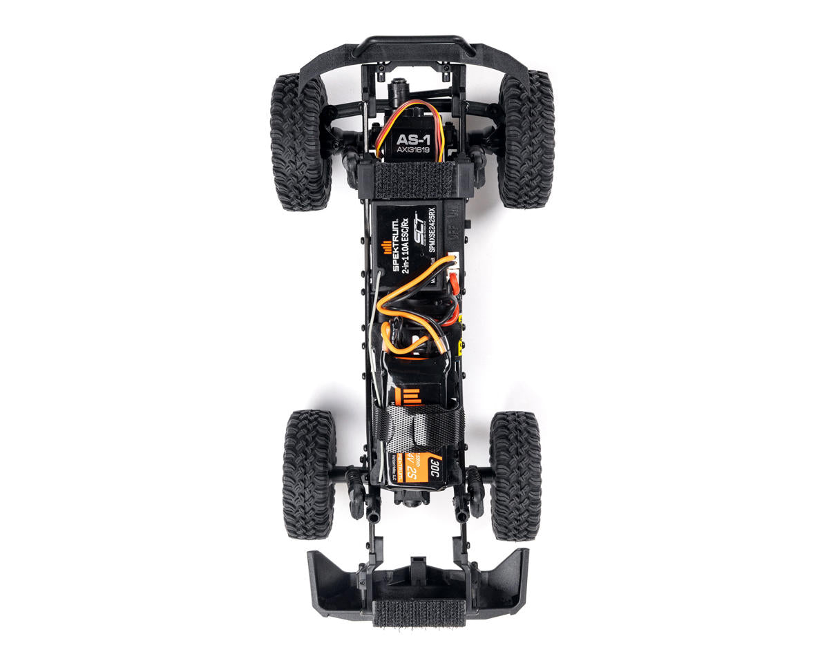 Axial 1/24 SCX24 Base Camp 4WD Rock Crawler Brushed RTR with Battery & Charger (Pink)