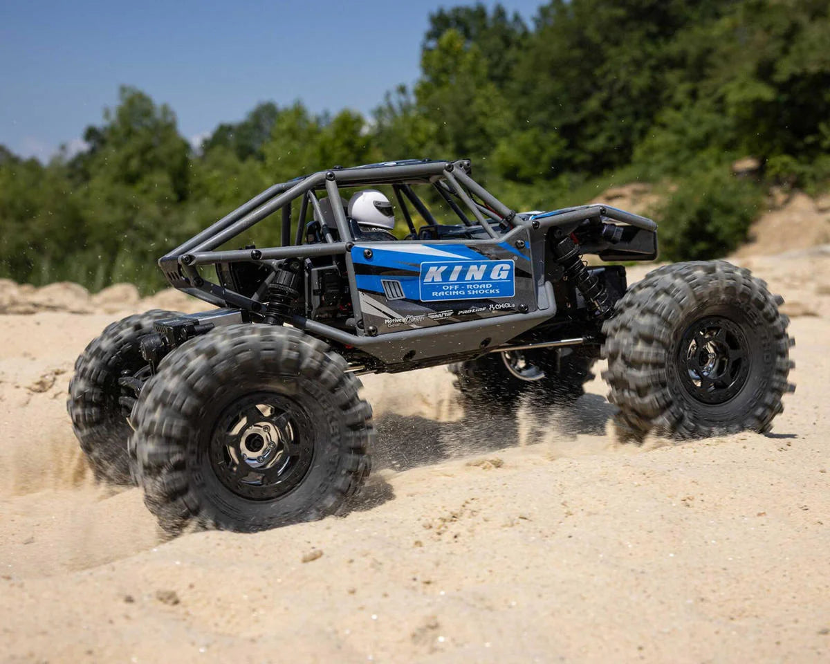 Axial UTB18 Capra 4WS 1/18 RTR 4WD Unlimited Trail Buggy (Blue) w/2.4GHz Radio, Battery & Charger
