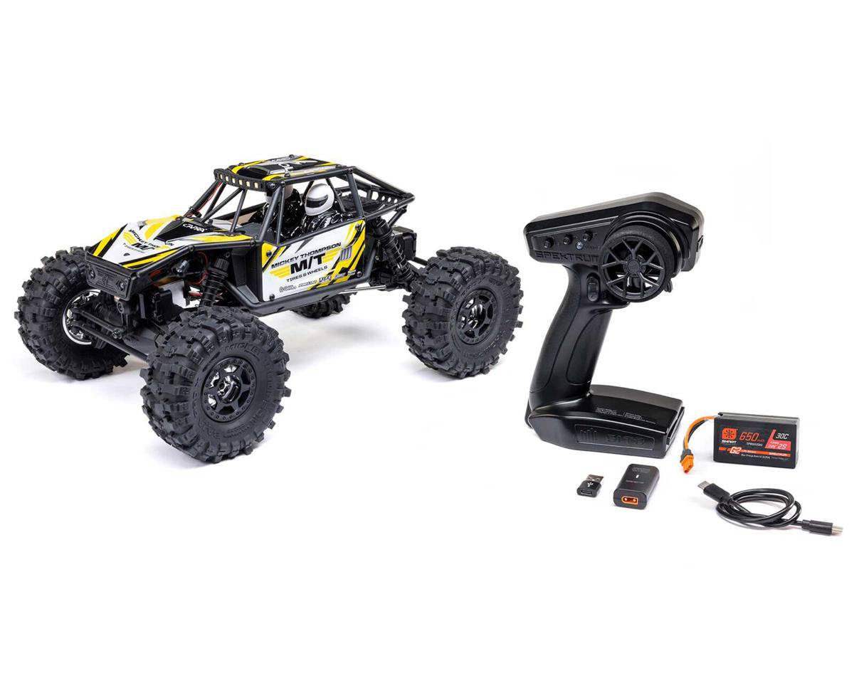 Axial UTB18 Capra 4WS 1/18 RTR 4WD Unlimited Trail Buggy (Yellow) w/2.4GHz Radio, Battery & Charger