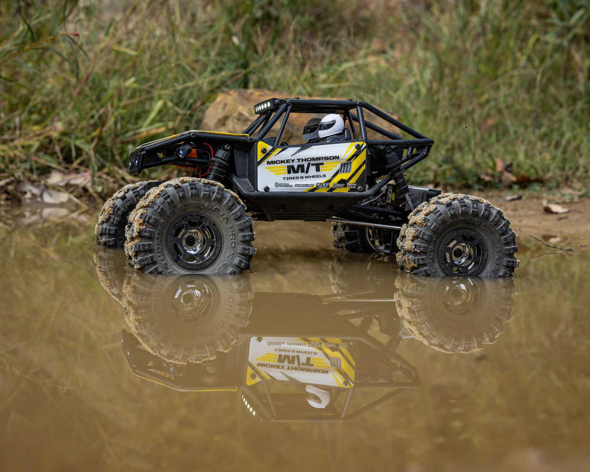 Axial UTB18 Capra 4WS 1/18 RTR 4WD Unlimited Trail Buggy (Yellow) w/2.4GHz Radio, Battery & Charger