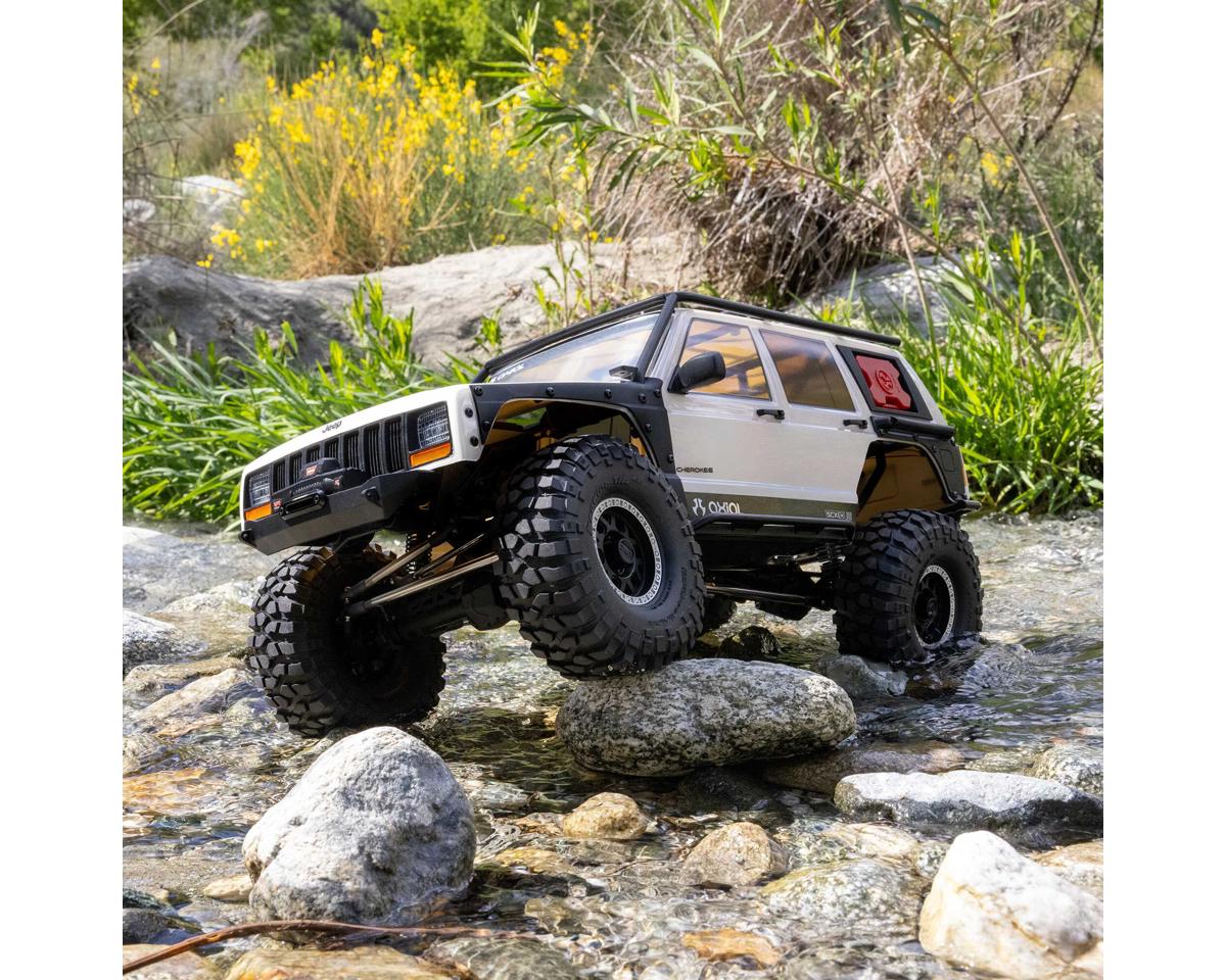 Axial SCX10 III Jeep Cherokee XJ 1/10 RTR 4WD Electric Trail Rock Crawler (Stone White)