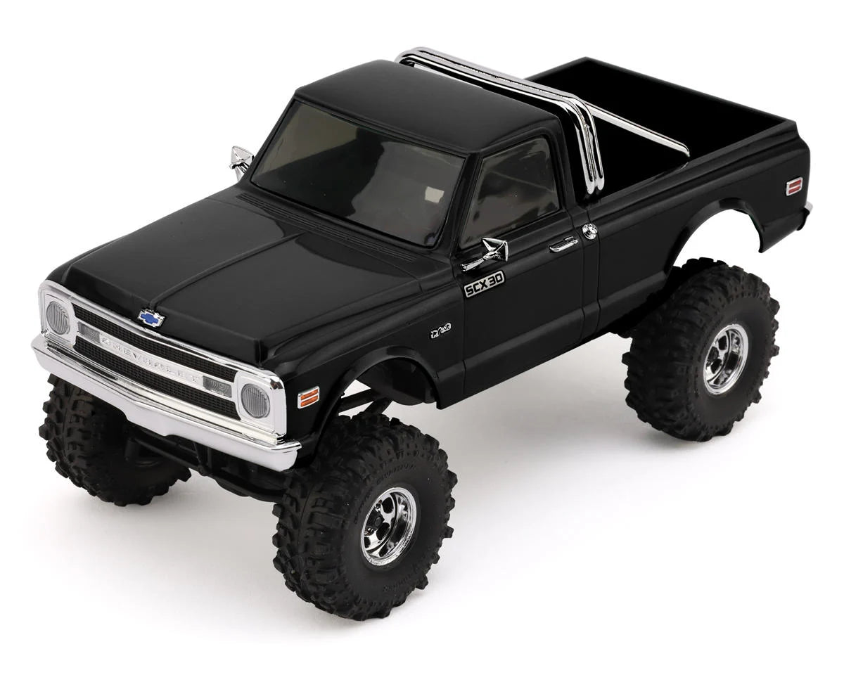 Axial SCX30 Chevrolet K10 1/30 4WD RTR Scale Mini Crawler (Black)