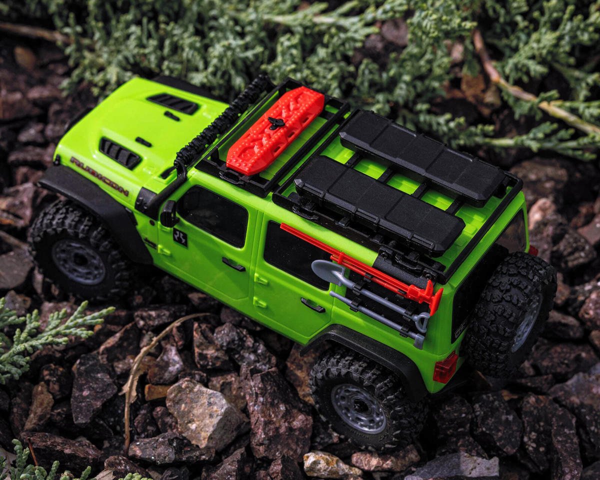 Axial SCX30 Jeep Wrangler JLU 1/30 4WD RTR Scale Mini Crawler (Green) w/2.4GHz Radio, Battery & Charger