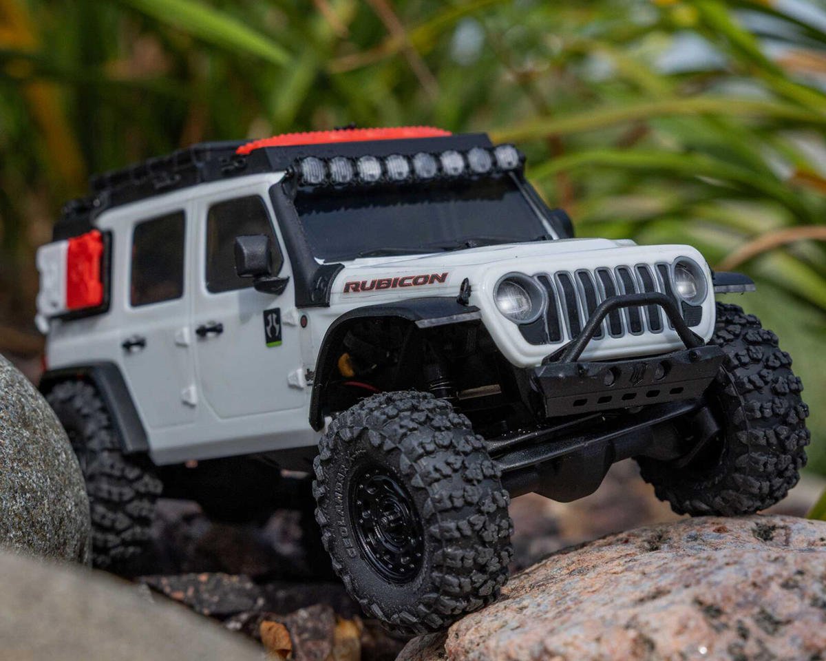 Axial SCX30 Jeep Wrangler JLU 1/30 4WD RTR Scale Mini Crawler (White) w/2.4GHz Radio, Battery & Charger