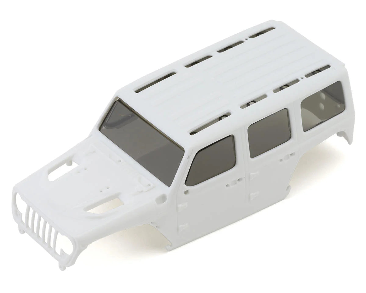 Axial SCX30 Jeep Wrangler JLU Pre-Painted Body Set (White)