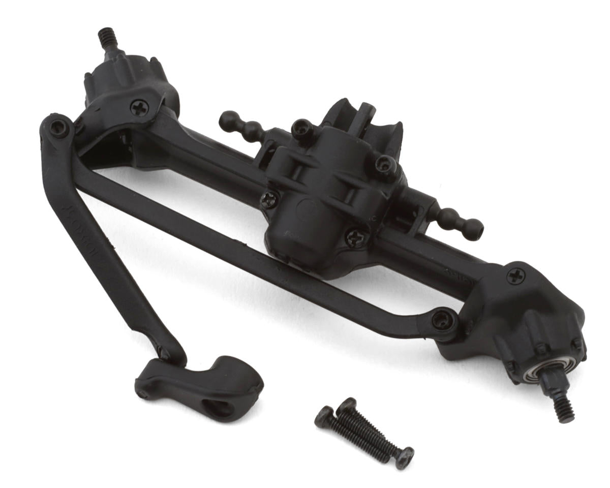 Axial SCX30 Complete Wide Front Axle Assembly (+8mm)