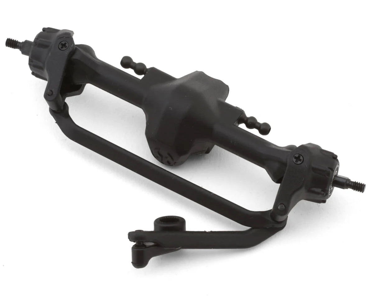 Axial SCX30 Complete Wide Front Axle Assembly (+8mm)