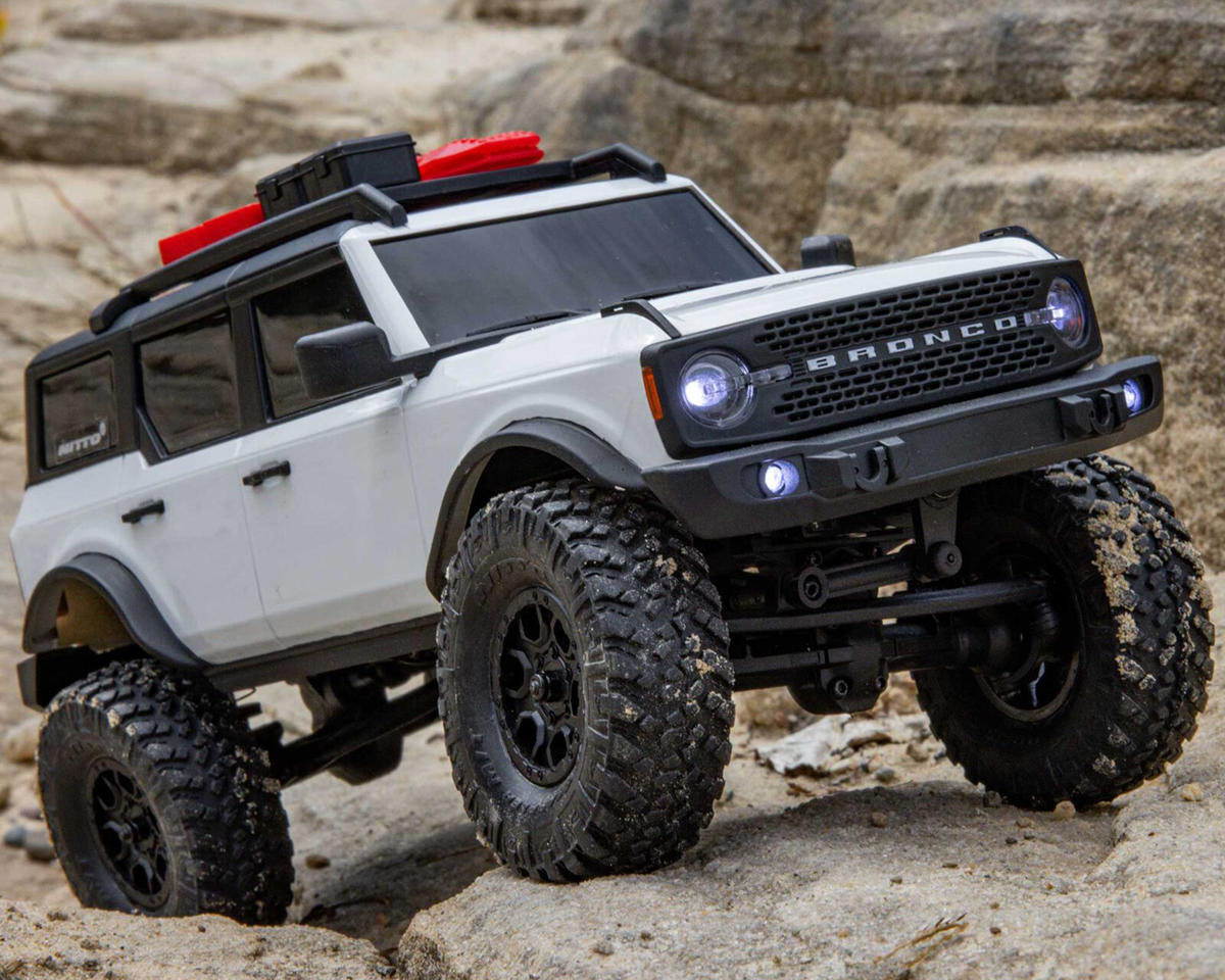 Axial 1/24 SCX24 2021 Ford Bronco 4WD Truck Brushed RTR (White)