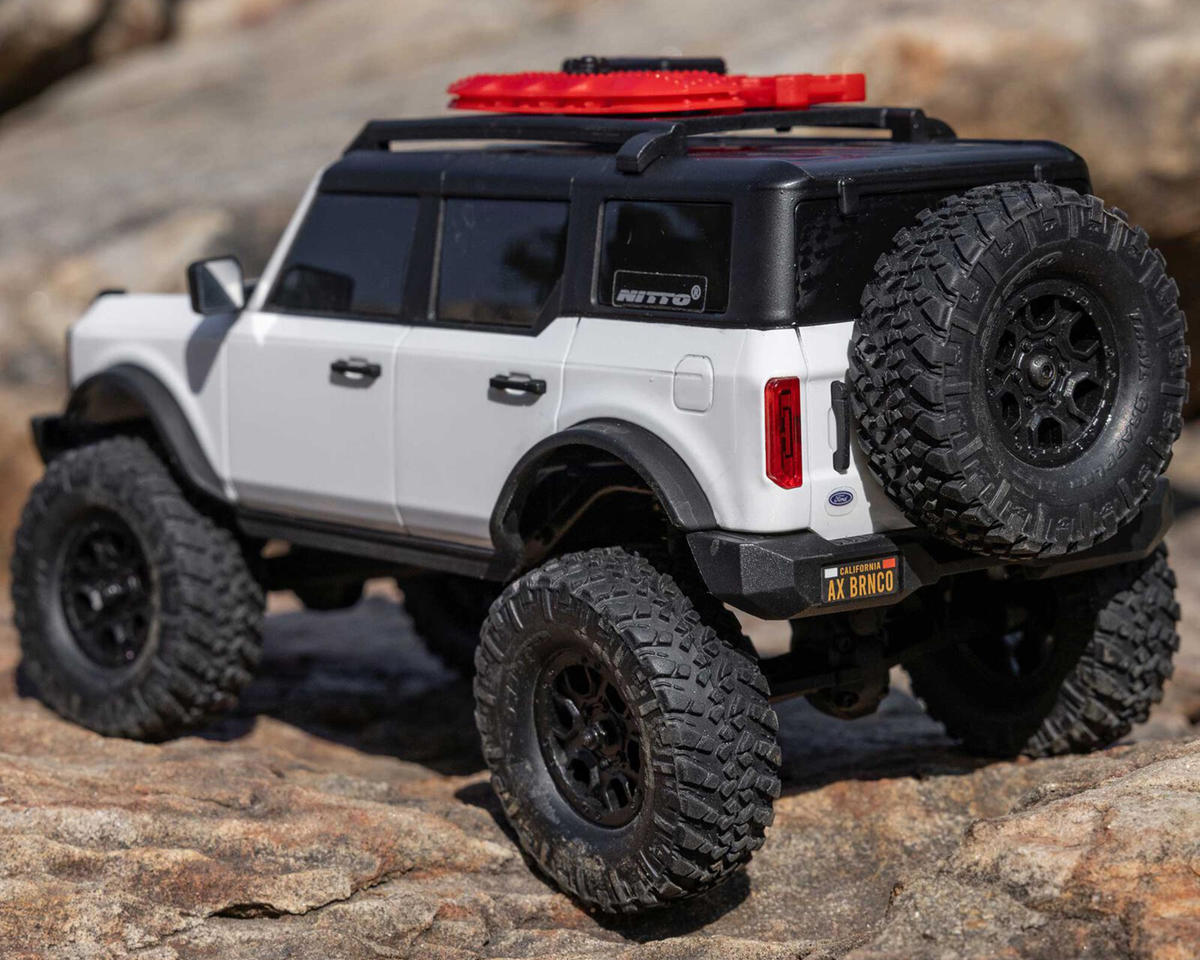 Axial 1/24 SCX24 2021 Ford Bronco 4WD Truck Brushed RTR (White)