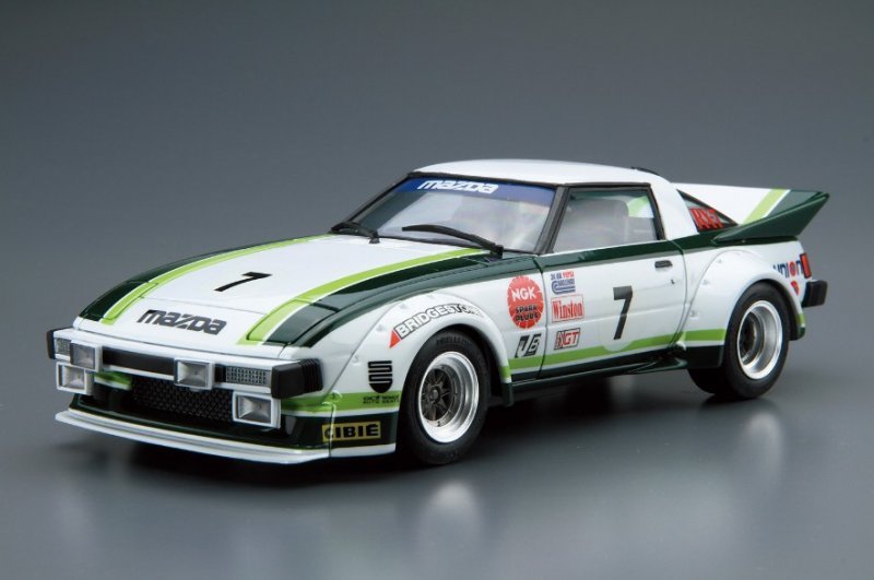 Aoshima 1/24 Mazda SA22C Savanna RX-7 24 Hours of Daytona '79 Plastic Model Kit