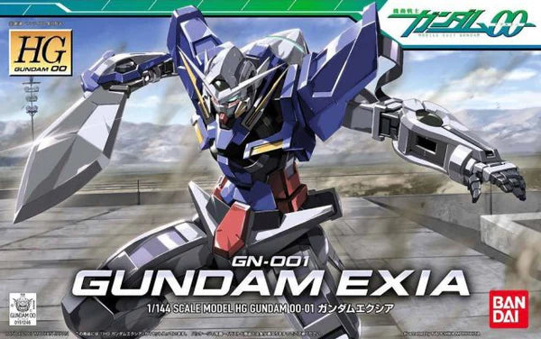 Bandai #1 Gundam Exia "Gundam 00" HG 00 1/144 Model Kit