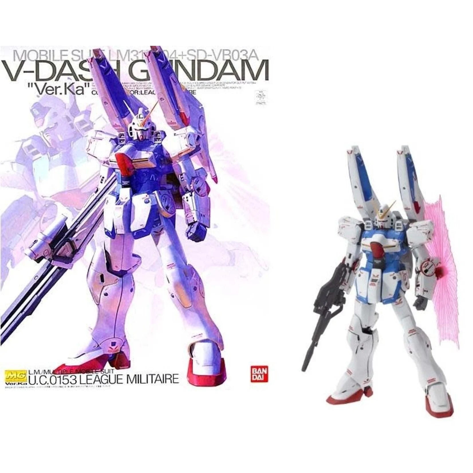 Bandai MG 1/100 V-Dash Gundam (Ver. Ka) "Victory Gundam" Model Kit