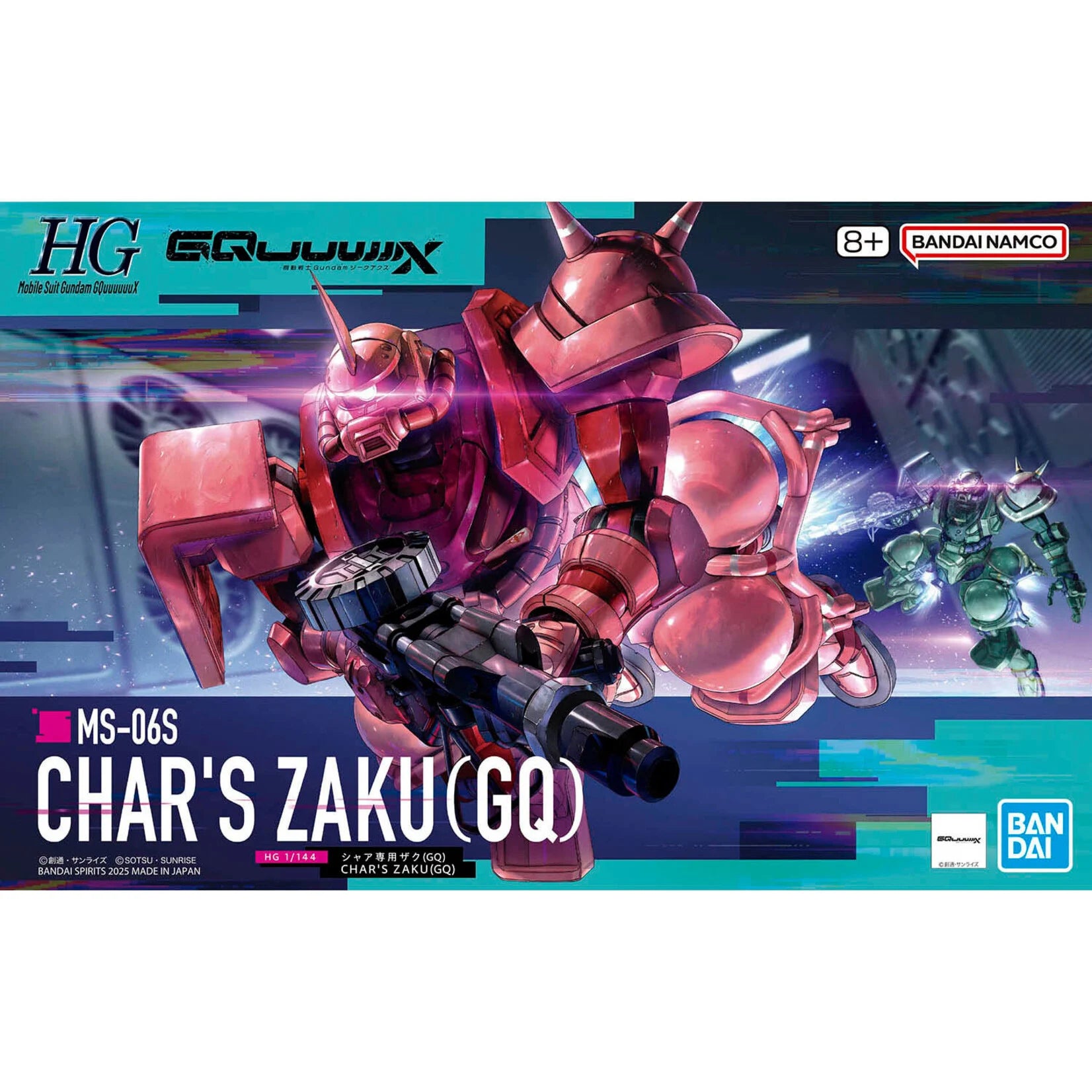 Bandai HG #11 CHAR'S ZAKU (GQ) Model Kit