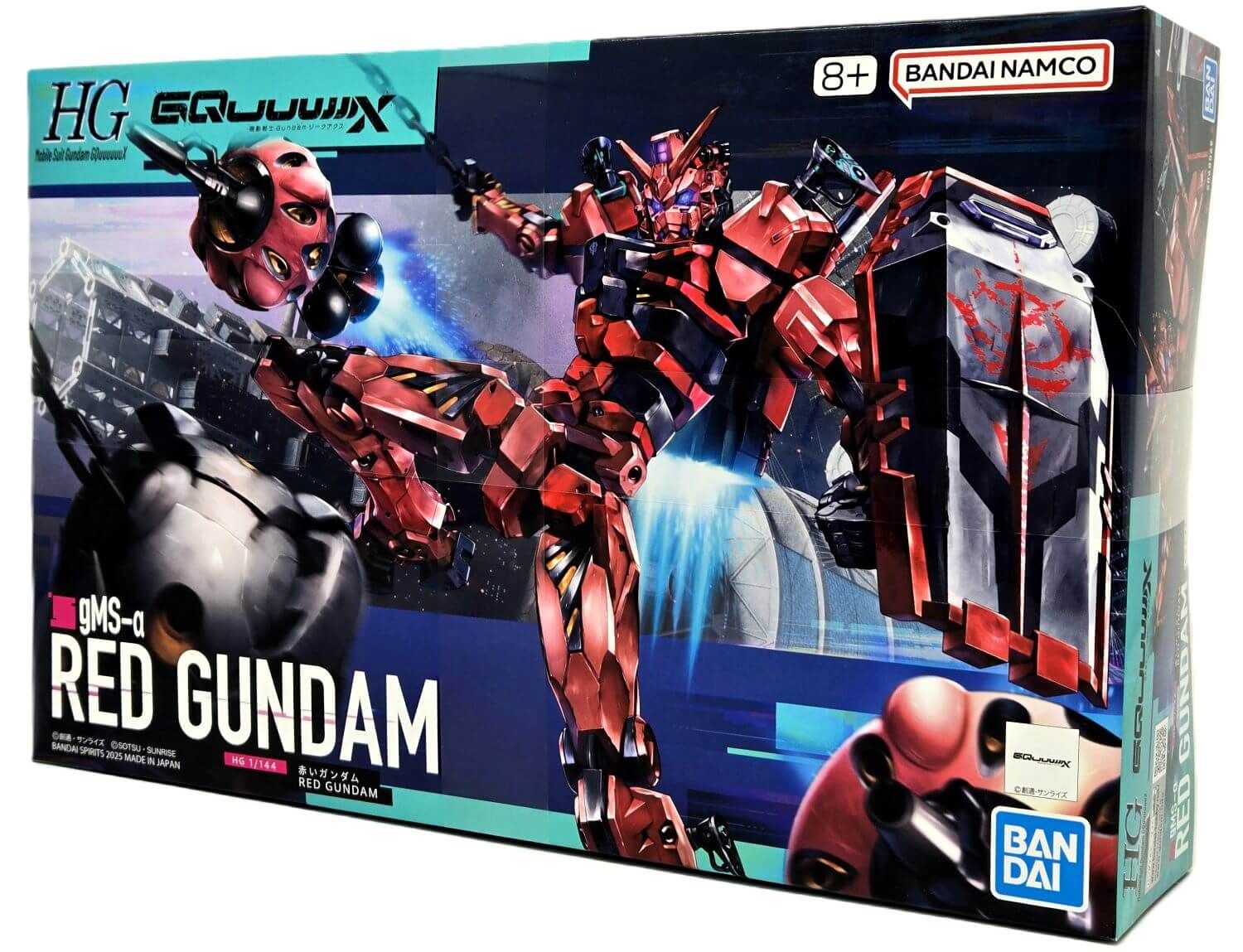 Bandai HG 1/144 #4 GMS-A Red Gundam Plastic Model Kit