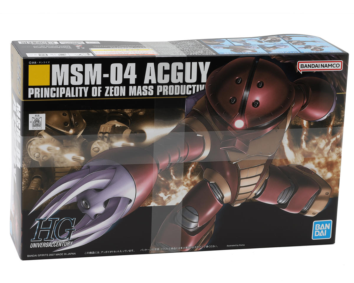 Bandai 1/144 HGUC #78 MSN-04 Acguy "Mobile Suit Gundam" Plastic Model Kit