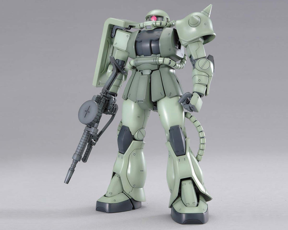 Bandai MG 1/100 MS-06J Zaku II Ground Type (Ver. 2.0) "Gundam" Plastic Model Kit