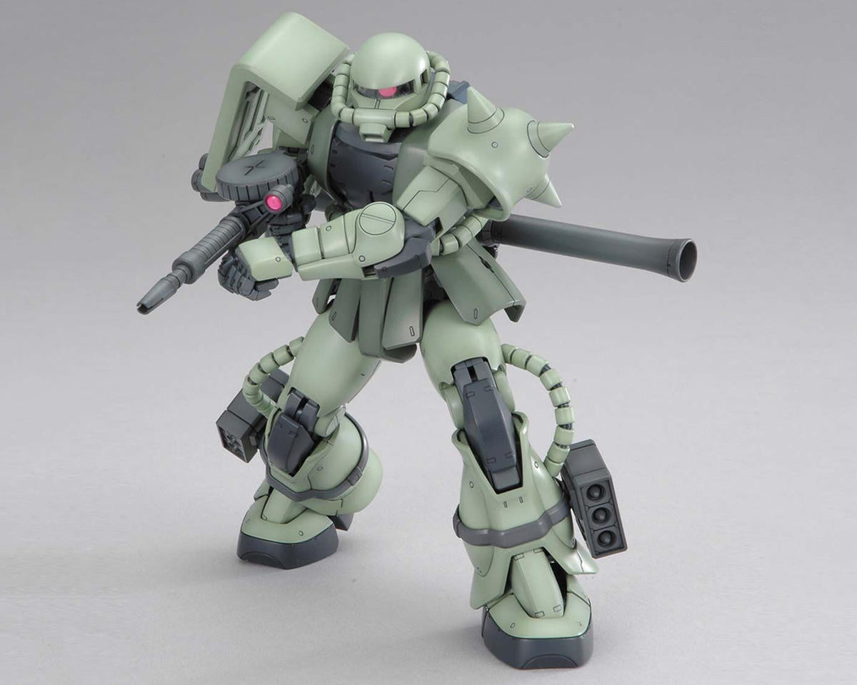 Bandai MG 1/100 MS-06J Zaku II Ground Type (Ver. 2.0) "Gundam" Plastic Model Kit