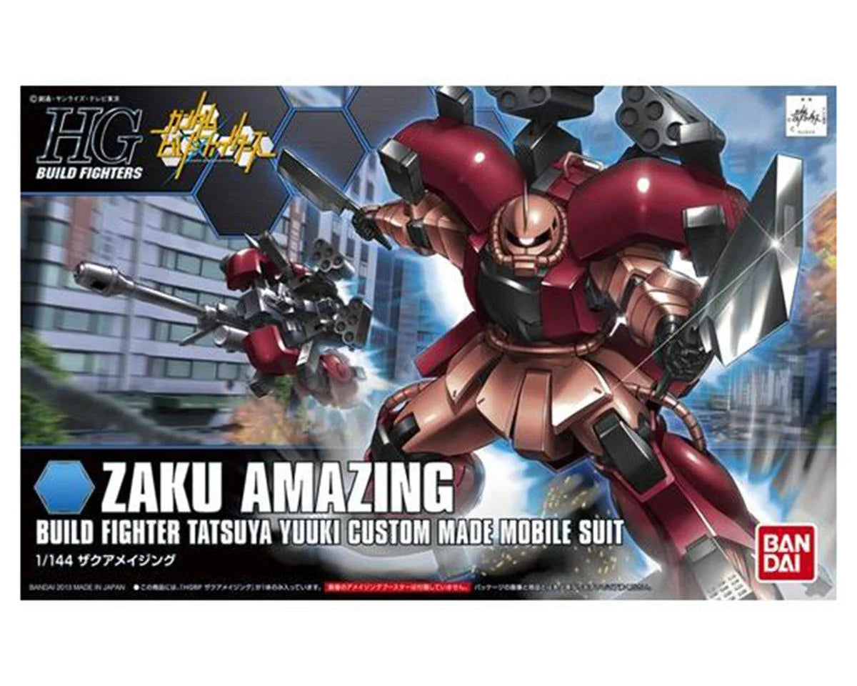 Bandai 1/144 HGBF #02 Zaku Amazing "Gundam Build Fighters" Plastic Model Kit