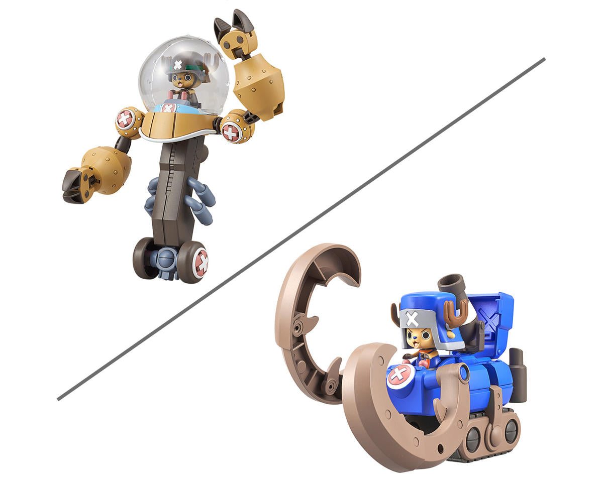 Bandai One Piece Chopper Robo 02 Heavy Armor & 03 Horn Dozer Plastic Model Kit