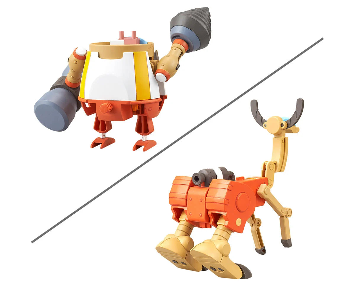 Bandai One Piece Chopper Robo 04 Kung Fu Tracer & 05 Walk Hopper Plastic Model Kit