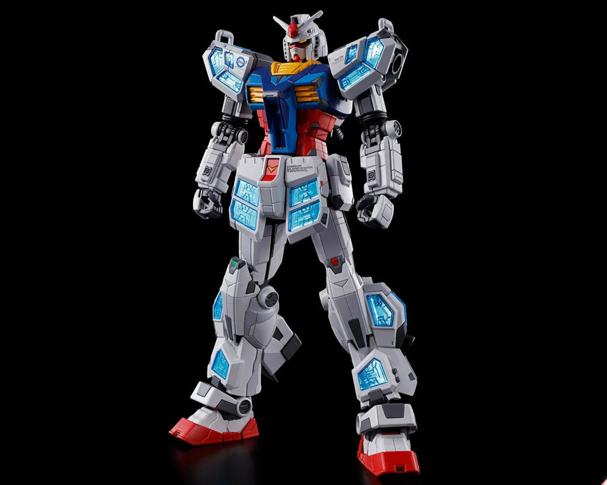 Bandai HG 1/144 RX-78F00/E Gundam (Ex-001 G.L.R.S.S. Feather Unit) Plastic Model Kit