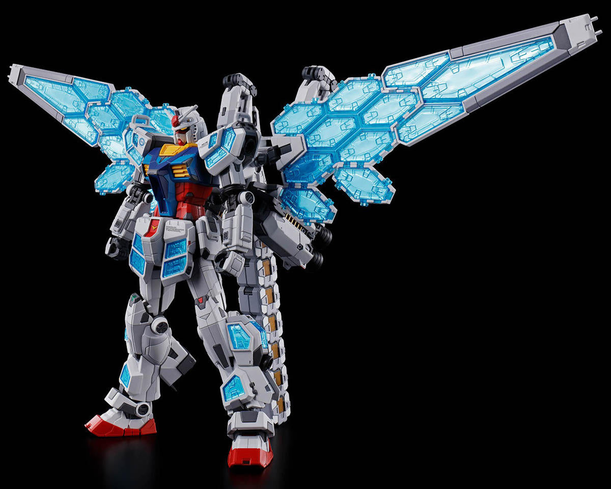 Bandai HG 1/144 RX-78F00/E Gundam (Ex-001 G.L.R.S.S. Feather Unit) Chemical Recycle Ver. Plastic Model Kit