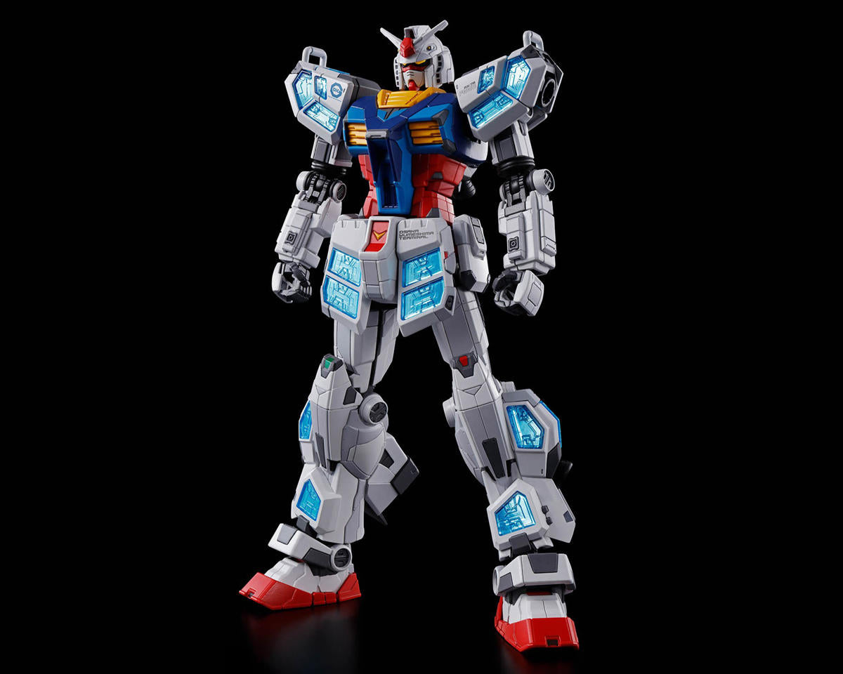 Bandai HG 1/144 RX-78F00/E Gundam (Ex-001 G.L.R.S.S. Feather Unit) Chemical Recycle Ver. Plastic Model Kit