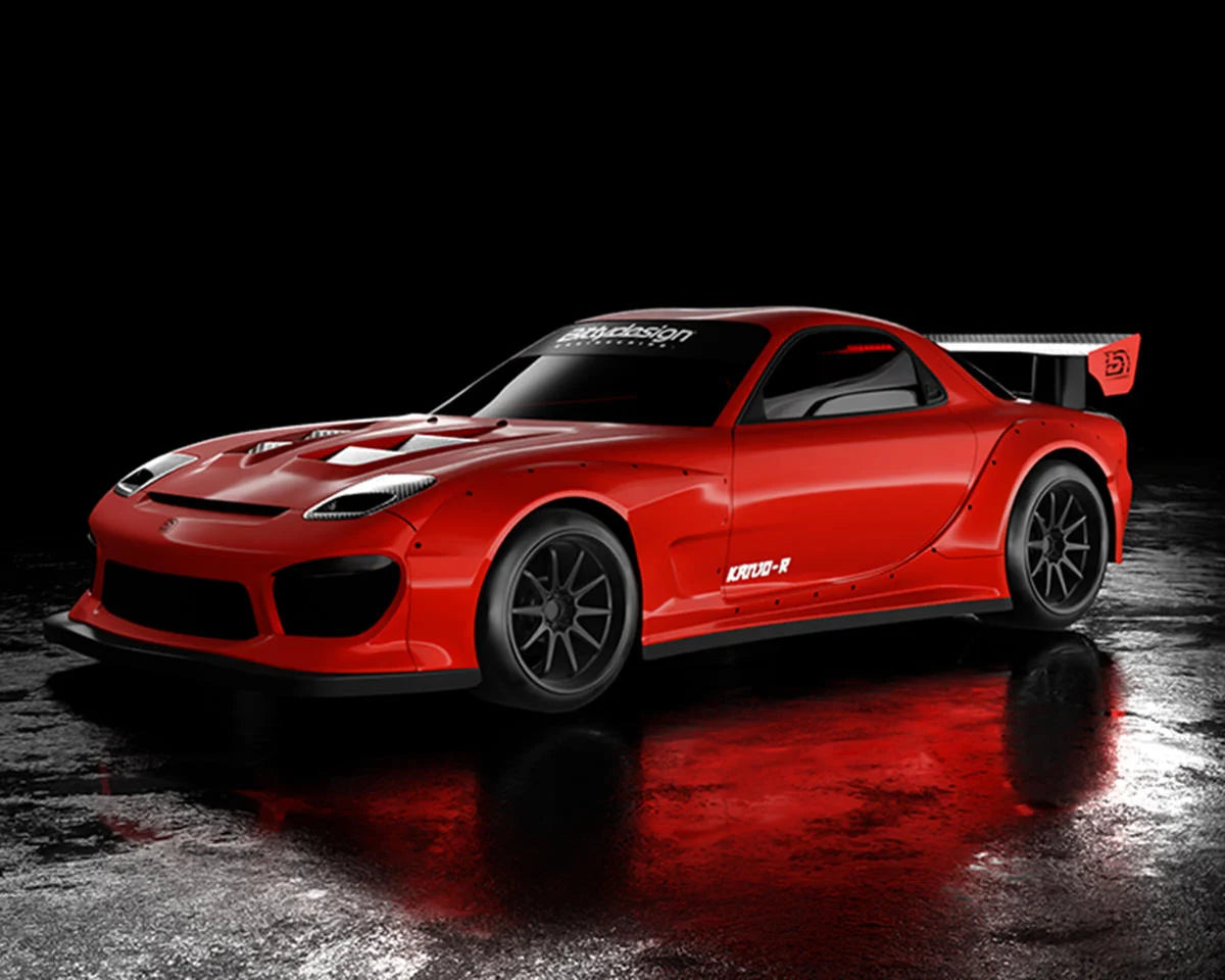 Bittydesign 1/28 KANJO-R Micro On-Road TC 98mm Wheelbase Polycarbonate Body (Clear)