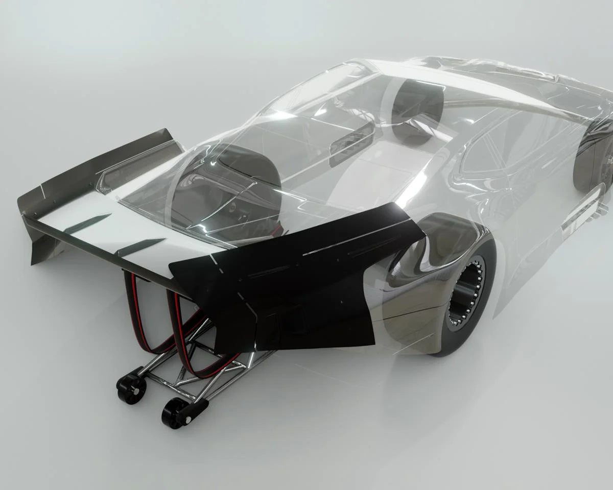 Bittydesign ZL21 Pro Drag Racing Wing Set (Clear)