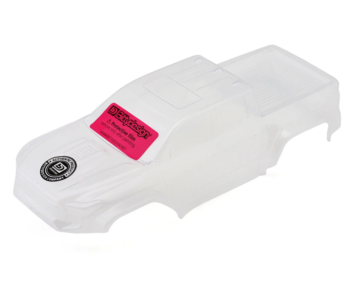 Bittydesign T400 1/18 Micro Crawler Pre-Trimmed Truck Body for Traxxas® TRX-4M® (Clear)