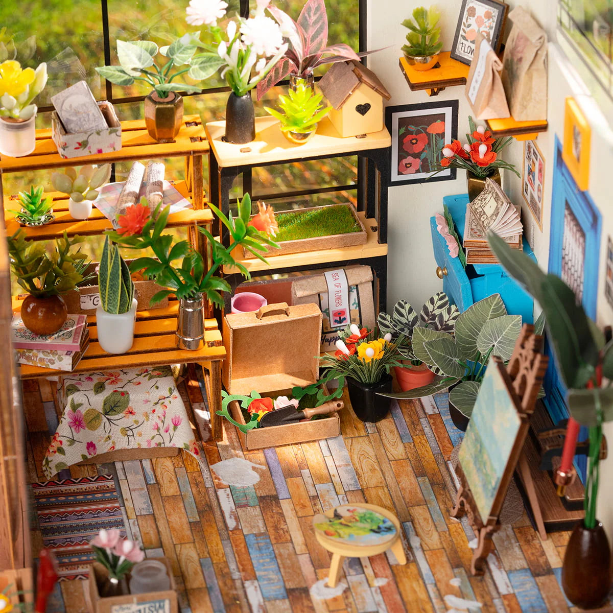 Rolife Cathy's Flower House DIY Miniature House Kit