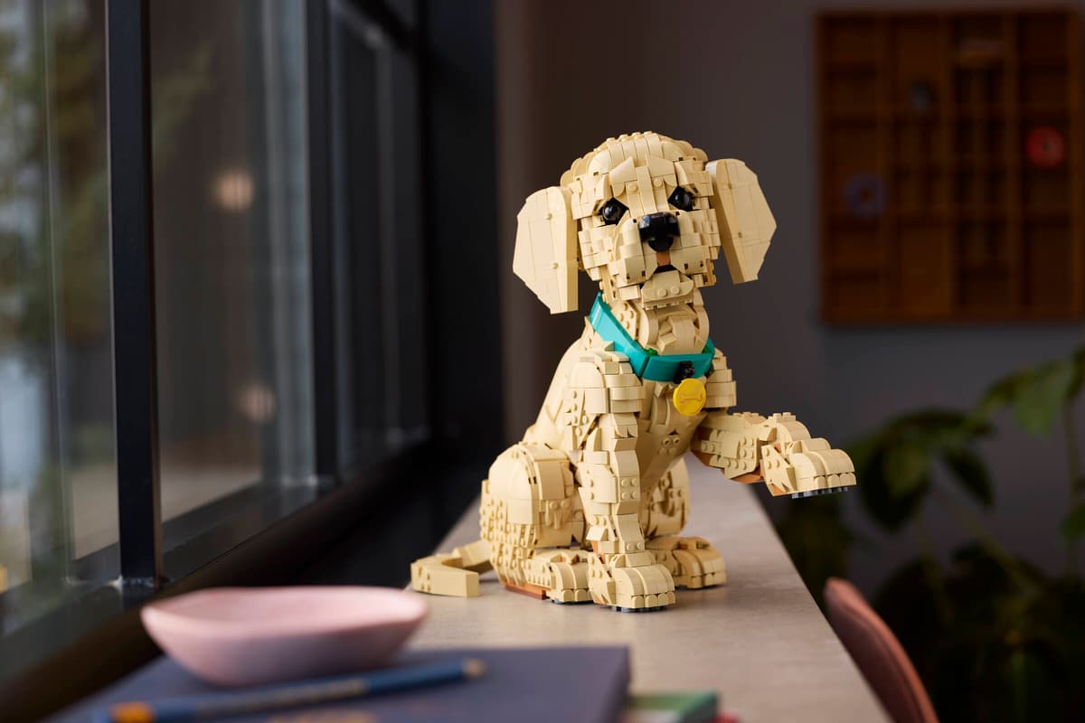 LEGO® Icons: Golden Retriever Puppy