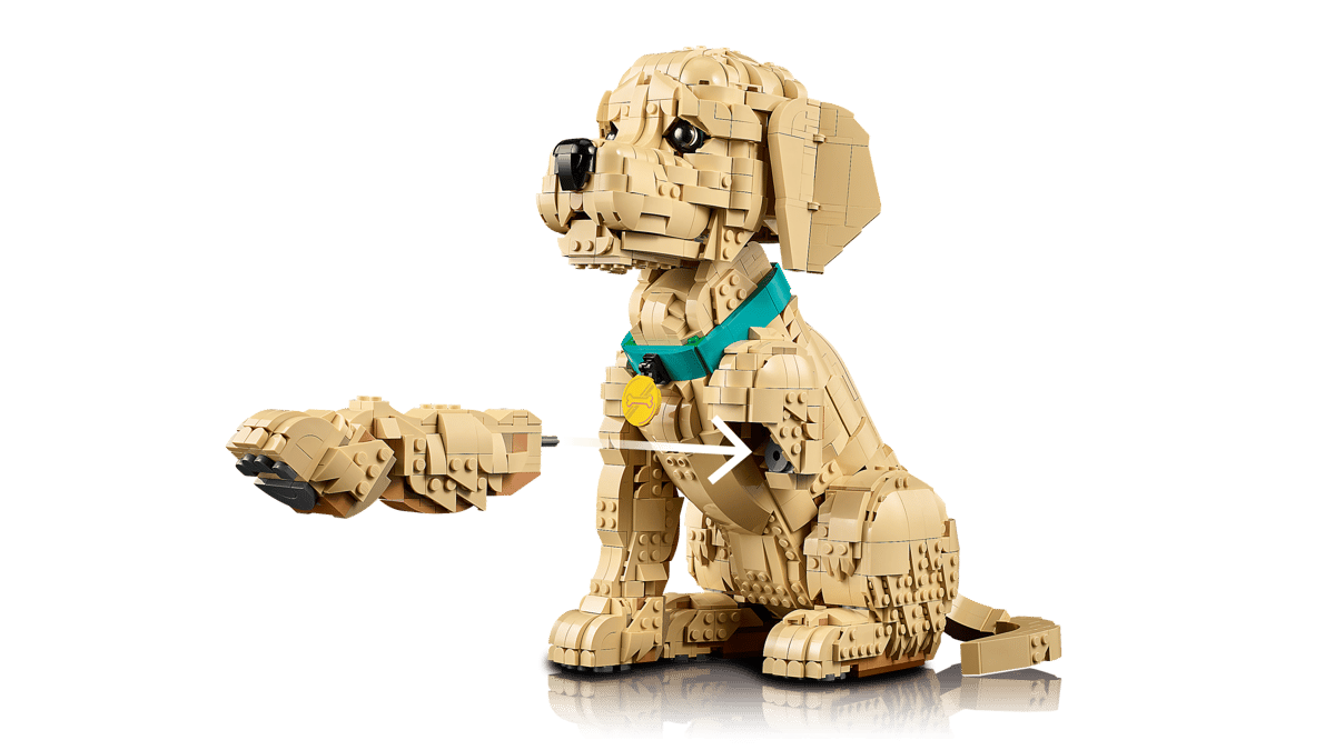 LEGO® Icons: Golden Retriever Puppy